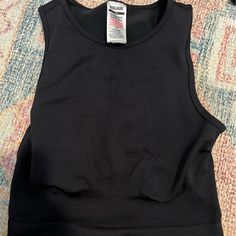 New Without Tags! Too Small For Me! Super Cute! Smoke Free Home. Open To Offers! Gymshark Black, Super Cute, Womens Tops, Crop Tops, Tags, Women Shopping, Color, Black