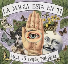 the cover to la maga esta enti, with an image of a hand holding