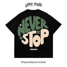 larry_studio (@larry_std) · Instagram 照片和视频 Tshirt Print Ideas, Kaos Streetwear, T Shirt Text Design, Clothing Brand Design, Street Wear Design, Party Design Poster, Tshirt Prints, Tshirt Artwork, Streetwear Tshirt Design