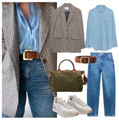 Outfit Jean Claro, 2025 Wardrobe, Looks Jeans, Classic Style Outfits, Mode Casual, Casual Work Outfits, Fashion Mistakes, Looks Chic, Blazer Outfits