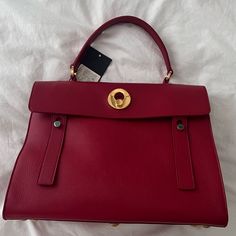 Saint Laurent Red Otl Muse Bag, New With Tag. Missing Crossbody Strap. No Box And Dust Bag Newer Used, Great Condition. Saint Laurent Bags, Yves Saint Laurent Bags, Saint Laurent Bag, Crossbody Strap, Muse, Yves Saint Laurent, Nice Dresses, Saint Laurent, Dust Bag