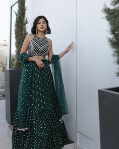 Lehengas Wedding, Halter Neck Blouse, Simple Lehenga, Indian Outfits Lehenga, Choli Blouse, Designer Lehengas, Lehenga Blouse Designs