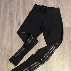 Black Adidas Tights With See Thru Mesh On Back Of Leggings Size Xsmall Color Black Never Worn Adidas Tights, Mesh Leggings, Adidas Pants, Adidas Black, Black Adidas, On Back, Adidas Women, Pant Jumpsuit, Black Color