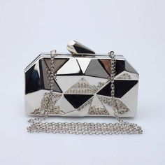 Metal Liquid Geometric Clutch, Evening Bag vening Bags, Diamond Rhinestone Clutch  #nuroco Nuroco.com bags and purses, fashion, handbags, for work, style, women, casual, leather, cross body, tote, fashion, backpack, travel, leather, genuine real skin, messenger , shoulder, handmade bags, custom made, handmade,  #handbag #bags  #bagsandpurses #womenbags #messengerbag #purse #wallet #wallets red, black, beige, brown, tan, blue, grey, white,  #eveningbags Luxury Metallic Evening Bag For Parties, Luxury Black Evening Bag For Travel, Luxury Metallic Clutch For Evening, Gold Clutch Bag, Bling Bags, Metallic Clutch, Velvet Clutch, Rhinestone Clutch, Gold Clutch