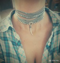 Pendant Choker, Silver Choker, Statement Pendant, Choker Necklaces, Chain Choker, Etsy Jewelry, Choker, Choker Necklace, Jewelry Necklaces