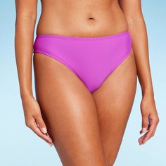 This Hipster Medium Coverage Bikini Bottom from Shade & Shore™ in a solid is tailored in a low-rise hipster silhouette for a chic, flattering look. The stretchy fabric provides easy movement, while the fully-lined opaque construction offers plenty of coverage for confident wear. Pair them with a matching bikini top for a coordinated look, or with other bikini tops to create your own mix-and-match style. Solid Color Stretch Tankini Brief, Solid Color Stretch Tankini With Briefs, Solid Stretch Tankini Brief, Solid Color Stretch Tankini With Smoothing Detail, Solid Color Stretch Tankini With Smoothing, Solid Color Smoothing Stretch Tankini, Solid Smoothing Stretch Tankini, Solid Color Stretch Tankini, Stretch Smoothing Tankini For Beach Season