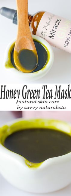 Simple four ingredient honey green tea mask will help prevent wrinkles, while soothing acne scars and providing moisture to the skin thanks to the miracle glow oil. Tea Face Mask, Charcoal Mask Benefits, Green Tea Face Mask, Mask Acne, Eating Quotes, Face Mask For Blackheads, Skin Tea, Homemade Moisturizer, Green Tea Face