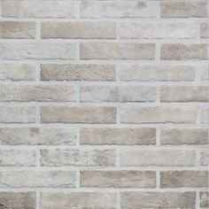 a white brick wall with no mortar or mortar