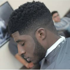 Low Fade Haircut Mens Black Afro, Taper Homme Noir, All Around Taper Fade Black Men, Caesar Haircut Men Black, Special Haircut, Black Man Flat Top Haircut, Shadow Fade, Low Fade Haircut Men's, Curly Fade