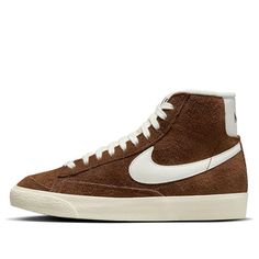 (WMNS) Nike Blazer Mid '77 Vintage 'Cacao Wow' DV7006-200 Blazer Mid 77 Vintage, Nike Blazer Mid 77, Nike Blazer Mid, Nike Blazers Mid, Blazer Mid, Nike Blazer, Winter Style, Cocoa, Winter Fashion