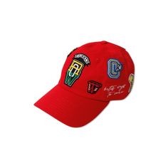 adjustable hats Trendy Snapback Hat With Logo Patch For Streetwear, Red Snapback Hat For Streetwear And Baseball Season, Casual Red Snapback Baseball Cap, Red Snapback Hat With Logo Patch For Streetwear, Trendy Baseball Cap With Logo Patch For Streetwear, Casual Red Baseball Cap For Sports, Trendy Streetwear Baseball Cap With Logo Patch, Red Snapback Baseball Cap For Streetwear, Red Adjustable Casual Dad Hat