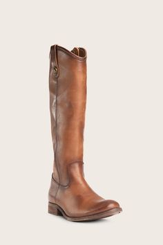 Melissa Button Inside Zip Boot | The Frye Company Women Leather Boots, Quality Leather Boots, Riding Boots Fashion, The Frye Company, Boots Are Made For Walking, Boot Style, Frye Boots, Riding Boot, Leather Boots Women