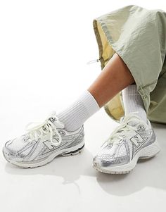 New Balance 1906 sneakers in silver | ASOS New Balance 1906r Outfit, Work Baddie, African Soap, New Balance 1906, Balance Branding, Balance Logo, Nike Air Max Jordan, Sneaker Trend, Logo New