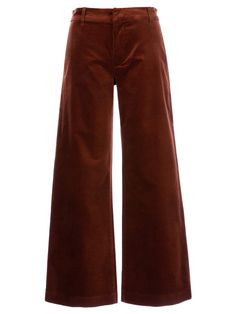 Women's Retro Velvet Pants KUT Meg Velvet Trousers Unleash your inner 70's fashionista in our Meg Wide Leg Velveteen Trouser. These high-rise, wide-legged trousers come in a choice of 'Black' or 'Brick' and hug your curves in all the right places! With a rise of 10 1/2" and inseam of 27 1/2" plus belt loops, they're cute, comfy and stylishly unique. Get ready to make a statement! Shop more from Kut from the Kloth here. Details Available in sizes: 0-12 Available in colors: Black and Brick High-ri New Style Ideas, Velvet Trousers, Denim Day, Long Sleeve Outerwear, Velvet Pants, Trouser Style, Cute Comfy, Short Sleeved Sweaters, Chic Fashion