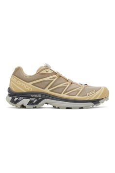 Salomon: Beige XT-6 Sneakers | SSENSE Brooks Sneaker, Hiking Boots, Women Wear, Perfect Clothing, Outfit Accessories, Boots, Sneakers, Heels