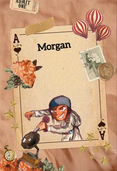 the cover to morgan's book, featuring an image of a man with a hat on