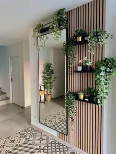 Vstupná Hala, Home Hall Design, Home Entrance Decor, Entrance Decor, A Mirror, House Entrance