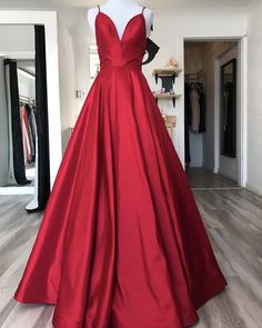 Red Prom Dresses Ball Gowns Red, Dress Long Formal, Formal Dress Long, Red Ball Gowns, Best Formal Dresses, Prom Dresses Red, Red Prom Dresses, Gown Pictures, Evening Dress Long