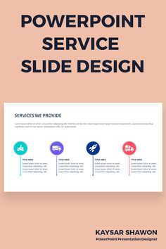 the powerpoint service slide design