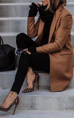 Black Work Outfit, Winter Outfits For Work, Womens Fashion For Work, Work Outfits Women, 가을 패션, Winter Fashion Outfits, Work Casual