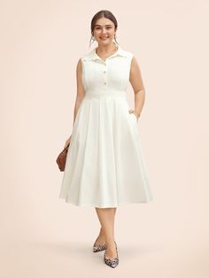 Workwear Essentials, Trendy Dress, Pocket Belt, Trendy Dresses, Shirt Collar, Front Open, Work Wear, Types Of Sleeves, Midi Dress