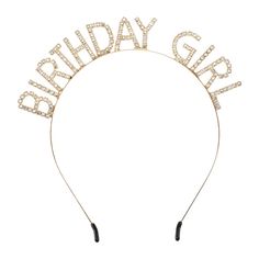 Celebrate in style with these dazzling birthday party accessories – a timeless crown designed to complement any hairstyle, ensuring you shimmer like a true star throughout the event. Emblazoned with radiant rhinestones spelling "Happy Birthday," this tiara boldly declares your starring role in the festivities, inviting all to share in your special day. Crafted from supple metal with an adjustable fit, this birthday girl headband comfortably adorns most heads, guaranteeing a sparkling and personalized experience. Material: Metal, Size: 16.6x11.3cm / 6.54"x4.45"(L*W) This rhinestones happy birthday tiara will let you sparkling as a star in the party. Made of flexible metal, adjustable width, birthday girl headband fit for most head size. Good birthday accessories gift for women, lady, girl, Birthday Party Accessories, Birthday Tiara, Tiara Headband, Birthday Accessories, 23rd Birthday, Headband Tiara, Gold Headband, Crown Design, Princess Crown