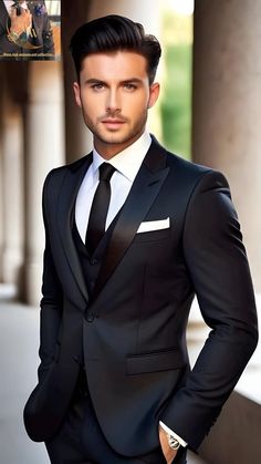 Luxury black 3 piece suit, wedding wear  suit, groom stylish suits, premium men suit, groom wear suit, and groomsmen suit by Weddingwearstore on Etsy