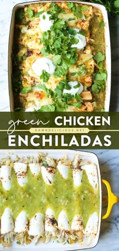 GREEN CHICKEN ENCHILADAS, comfort food, dinner ideas Best Enchiladas Ever, Baked Chicken Taquitos, Mexican Casseroles, Green Chicken Enchiladas, Mayo Recipe, Dinner Favorites, Leftover Rotisserie, Green Chicken, Mexican Dinner Recipes