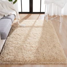 PRICES MAY VARY. [Soft Room Rug] - The cream rug are made of velvet and memory foam, luxury and soft. When you touch or step on it,The softness of the feeling will relax your body. [Non-slip Backing] - The shaggy living room rug feature non slip backing, adapting to all kinds of floor material,such as hardwood.Add warmth and cushion to your cold floor. [ Washable Rug] - The tan shag rug can be washed by hand or machine. Wrinkles and Smells will disappear after a quick wash. [Modern Home Decor] - Tan Rugs, Soft Nursery Rug, Small Bedroom Rug, Soft Room, Floor Material, Soft Nursery, Rug For Entryway, Fur Carpet, Rug Kids Room