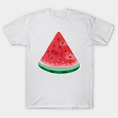 Watermelon design for summer -- Choose from our vast selection of Crewneck and V-Neck T-Shirts to match with your favorite design to make the perfect graphic T-Shirt. Pick your favorite: Classic, Boxy, Tri-Blend, V-Neck, or Premium. Customize your color! For men and women. Red Funny Print T-shirt For Summer, Summer Fruit Design Crew Neck T-shirt, Red Graphic Tee For The Beach, Red Summer T-shirt Crew Neck, Fun Summer T-shirt With Fruit Print, Fun Fruit Print T-shirt For Summer, Short Sleeve Fruit Print T-shirt For Summer, Red Graphic Print T-shirt For Summer, Fun Watermelon Colored Tops For Summer