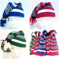 Striped Beanie Hat One Size, Striped Beanie Hat, One Size Fits Most, Adjustable Striped Winter Hat, Winter Striped Hats One Size Fits Most, Striped Winter Hats One Size Fits Most, Igbo Culture, Knight Rider, Knitting Machine, Men's Knit