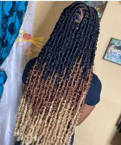 Butterfly Locs: Everything to Know About This Hairdo Butterfly Locks Long, Long Knotless Braids With Beads, Extra Long Knotless Braids, Faux Locs Long, Long Knotless Braids, Knotless Braids With Beads, Butterfly Braids, Faux Locs Styles, Cabello Afro Natural