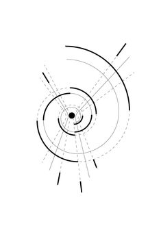 an object is shown in the middle of a circle with lines and dots around it