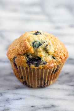 blueberry muffins cooling on a wire rack