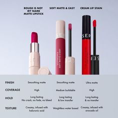 What it is: A liquid lipstick with medium, buildable, and high-impact matte coverage that lasts all day.Formulation Type: Liquid LipstickBenefits: Long-wearingIngredient Callouts: This product is vegan.What Else You Need to Know: Discover a vegan, water-based formula that feels light and super comfortable on the lips. It has buildable coverage and offers vibrant, high-impact color with a single swipe with fragrant notes of vanilla. Added bonus: Use it on your lips and your cheeks for a monochrom Sephora Lipstick, Gradient Lips, Cream Lip Stain, Bottom Lip, Cupids Bow, Sephora Beauty, Velvet Lipstick, Matte Texture, Pink Lipstick