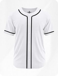 Baseball Jersey Button Down Plain Men, Women White (Adult) White Sporty Baseball Jersey, White Baseball Collar Cotton Jersey, White Cotton Baseball Jersey, White Baseball Jersey, Cheap White Moisture-wicking Baseball Jersey, Baseball Jersey Women, Jersey Baseball, Athletic Shorts Women, Fall Afternoon