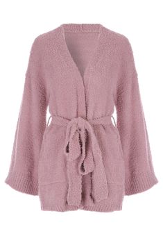 Get extra cosy this season in this fluffy cardigan! In light pink cloud fabric with long sleeves, front pockets and belt tie, pair with the matching vest and some of our pj bottoms for cosy nights in. Fluffy Cardigan, Cloud Fabric, Cosy Night In, Pink Clouds, Pajama Top, Pink Ladies, Light Pink, Pajamas, Long Sleeve