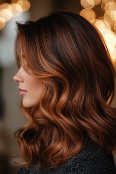 Copper Hair Pale Skin, Best Winter Hair Color, Winter Hair Colors For Brunettes, Bold Balayage, Redish Brown Hair, Hair Color For Fair Skin, Highlights For Dark Brown Hair, Winter Hair Colors, Hair Pale Skin