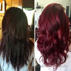 Pelo Color Borgoña, Pelo Color Vino, Burgundy Hair Color, Wine Hair, Hair Color Burgundy, Dark Red Hair, Hair Color Shades, Burgundy Hair, Hair Color And Cut