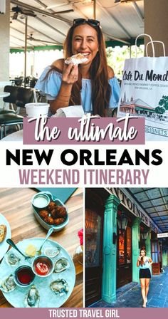 The Ultimate New Orleans Weekend Itinerary Downtown New Orleans, Southern Usa, Girls Weekend Getaway, Southern Travel, Girlfriends Getaway