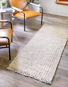 Our handwoven Chunky Jute Collection contains rustic, simple handcrafted rugs made of Jute, the golden fiber, maybe one of India's best-kept secrets. This clean, uncomplicated rug with its strong yet soft fibers resembles a cross between a mat and a rug, but closer inspection will reveal its thick, rich threads and ultra-fine weaving. Let this distinctive rug grace your favorite room or area with simple style. Unique Loom Chunky Jute 3 X 6 (ft) Jute Ivory Indoor Solid Runner Rug in White | 31428 Chunky Jute Rug, Jute Runner Rug, Hall Rug, Jute Runner, Jute Rug Runner, Outdoor Table Runner, All Modern Rugs, Target Rug, Jute Area Rugs