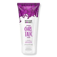 6.0 oz Curl Talk Defining & Frizz Taming Hair Cream - Not Your Mother's | Ulta Beauty Not Ur Mothers Hair Products, Not Your Mothers Curl Cream, Curly Hair Best Products, Not Your Mothers Hair Products, Curly Hair Must Haves, Wavy Hair Products, Best Curl Cream, Curly Products, Curl Talk