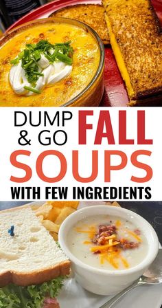 dump and go soups with few ingredients