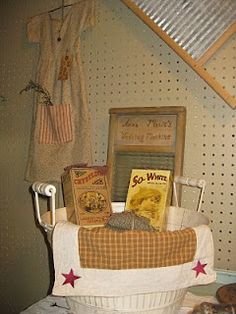 an old fashioned toilet with some items on it