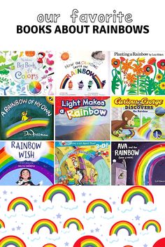 children's books about rainbows with the title our favorite books about rainbows