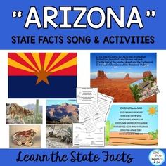 an arizona state song and activities pack