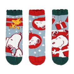 Get into the holiday spirit with the Peanuts Adult Snoopy and Woodstock Holiday 3-Pair Chenille Quarter Crew Socks! This adorable set includes three pairs of festive socks, each featuring our beloved duo, Snoopy and Woodstock, in fun and cheerful holiday designs. With colorful toes and heels that add a playful touch, these socks are perfect for adding holiday cheer to your wardrobe. The scalloped cuffs and ultra-soft chenille fabric make these socks stylish and incredibly cozy. Designed for comf Holiday Socks, Fun Socks, The Peanuts, Men's Shoe, Snoopy And Woodstock, Lip Glow, Chenille Fabric, Holiday Design, Men Shoes Size