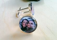 WATERPROOF Custom Photo CuffLinks by BlueCornerCreasigns on Etsy Great Gifts For Dad, Beautiful Memories, Expensive Jewelry, Silver Cufflinks, Photo Photo, Tie Accessories, Clear Resin, Sterling Silver Cuff, Cuff Links