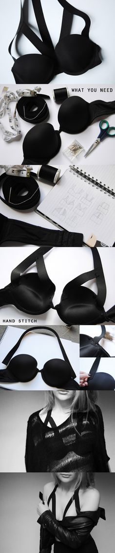 10 Easy to Make - Do It Yourself Ideas - Fashion Diva Design Crafts Kindergarten, Do It Yourself Ideas, Old Bras, Make Do, Fashion Project, Diy Couture, Clothing Hacks