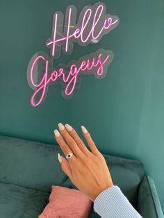 Hello Gorgeous LED Neon Sign | Neon Sign | Wedding Neon Sign | Wall Decor | Neon Lights | ROOM DECOR #neon #light #decoration #home decor #party decor #wedding decor #wall decor #love sign #glow up #wedding neon sign #custom neon sign #room decor #wall decor Nail Studio Decor, Neon Sign Home Decor, Glamour Interiors, Makeup Studio Decor